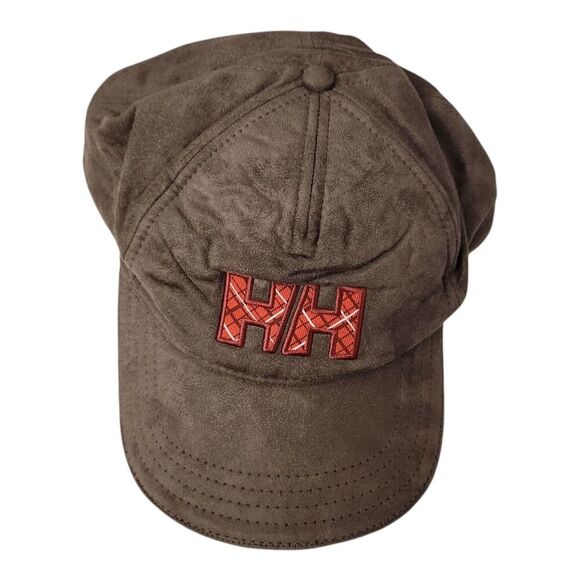 Helly Hansen Hat Adult One Size‎ Brown Casual Baseball Cap Adjustable HH Logo - Picture 1 of 6